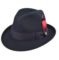 Milano, Wool Pinch-front Fedora By Bigalli