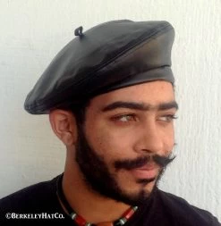 Leather Beret