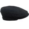 Charcoal Donegal Tweed Cabbie Cap