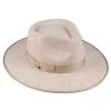 Bound Edge Flat Brim Fedora