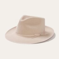 Stetson Bound Regular Stratoliner Fedora In Silverbelly - Berkeley Hat Company
