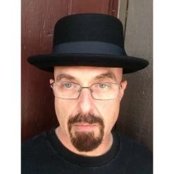 Men's Pork Pie Hat In Wool Felt