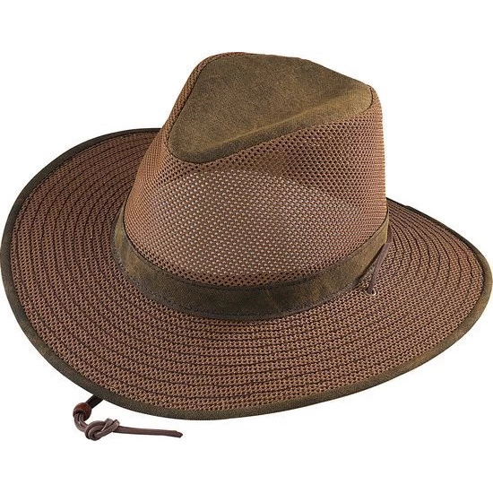 Cotton Aussie Hat, With Mesh Sided Crown - Image 2