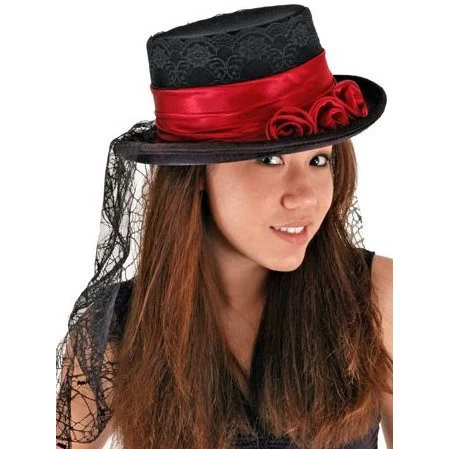 Gothic Rose Top Hat By ELOPE