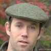 Green Donegal Tweed Irish Ivy Flat Cap