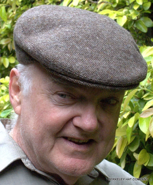 Taupe Brown Irish Donegal Tweed Flat Cap