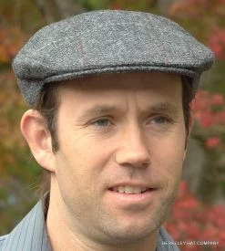 Irish Wool Tweed Barleycorn Flat Cap