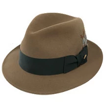 Dobbs Jet Fedora In Cornhill