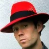 Red Fedora Hat